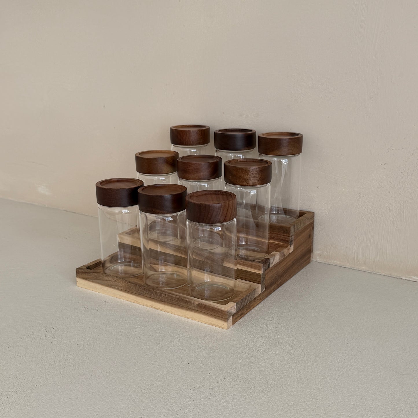 Kruidenrek Hikari | acacia hout