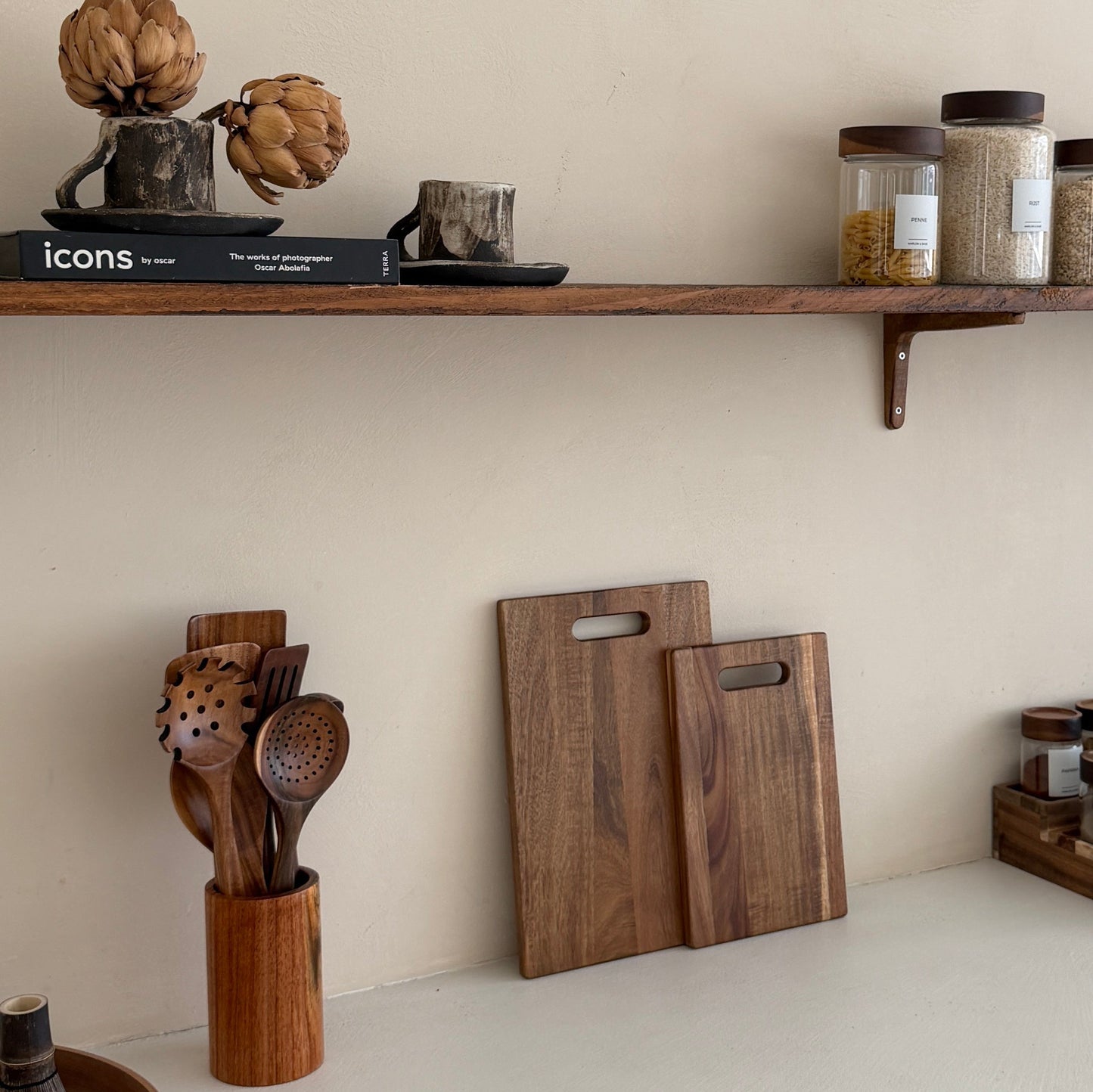 Keukengerei Set Sora Hout