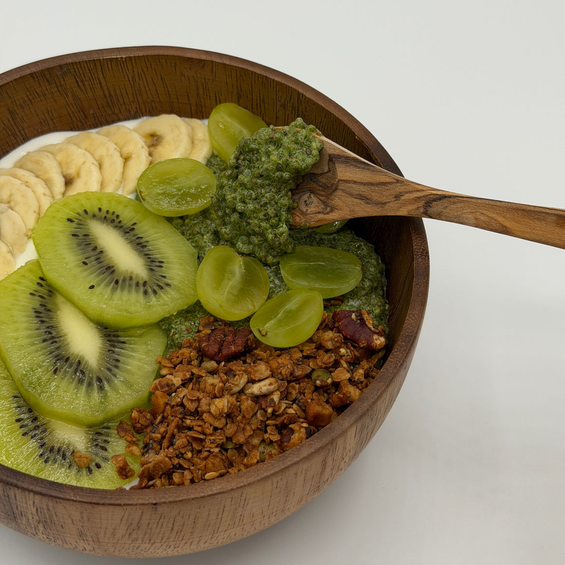 Matcha chia pudding
