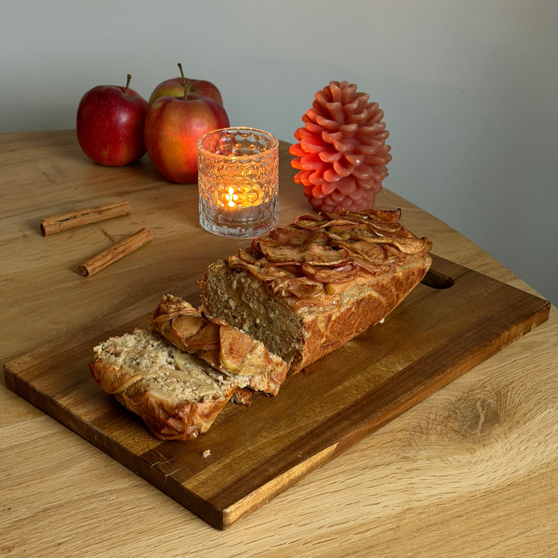 Gezond appel-kaneel bananenbrood
