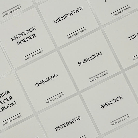 Kruidenlabels | Nederlands