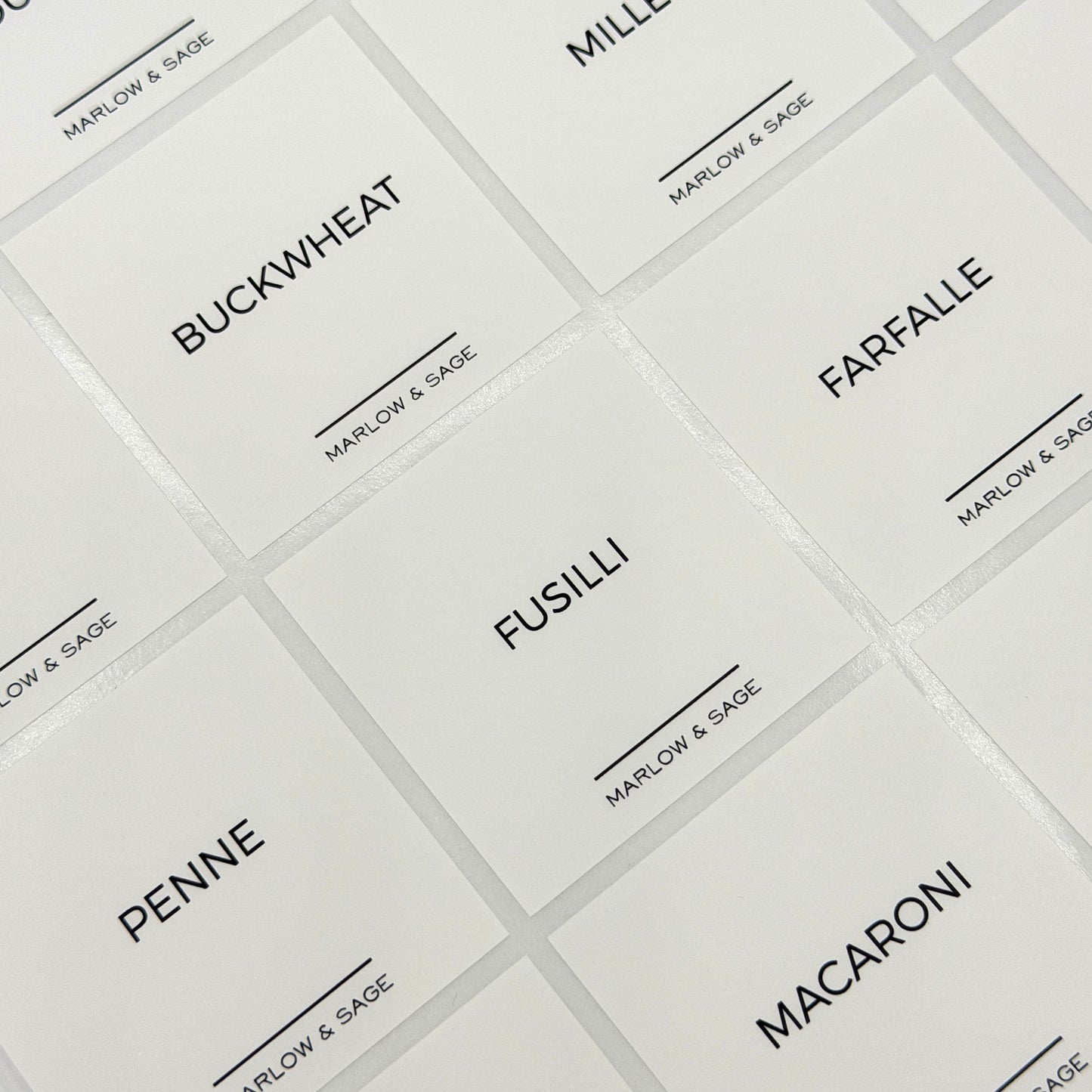 Voorraadlabels | Engels