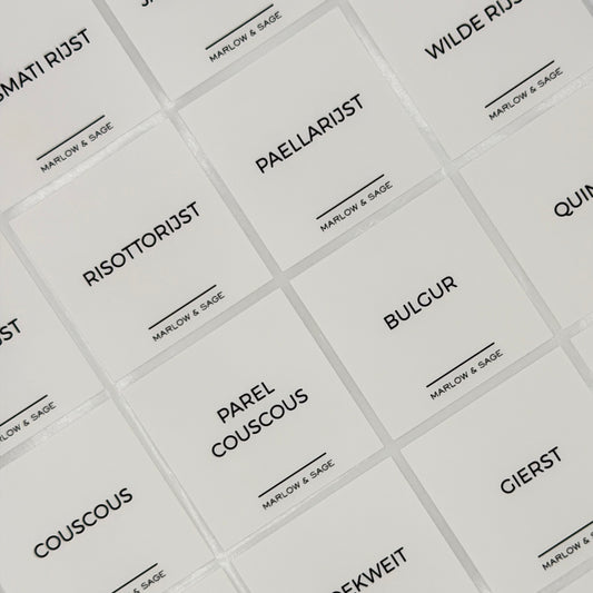 Voorraadlabels | Nederlands